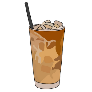 Iced Coffee Sticker