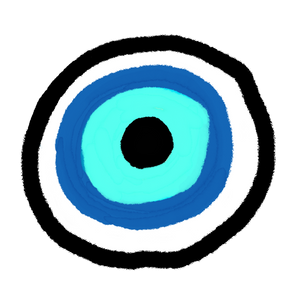 Blue Eye Nazar Sticker